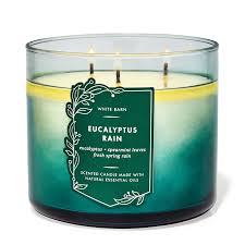 Picture of Bath & Body Works Eucalyptus Rain Scented 3 Wick Candle